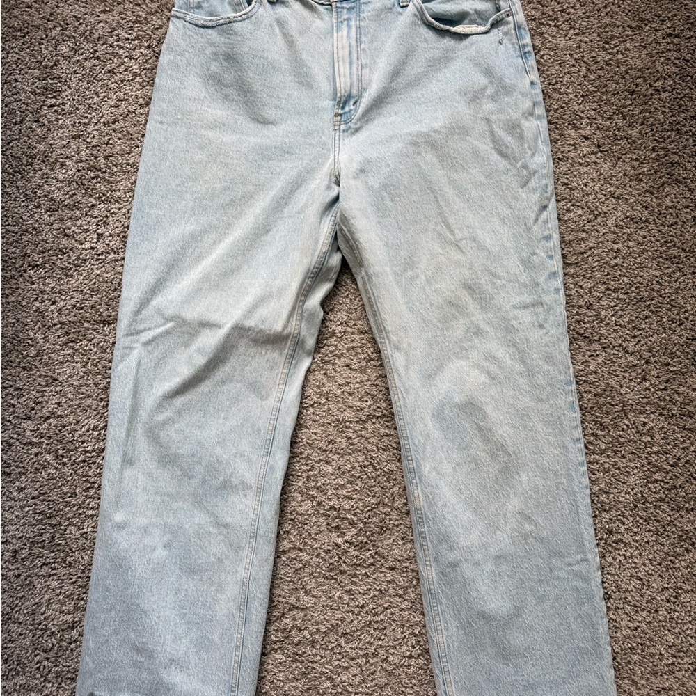 Curve Love 90s Relaxed Jean High Rise sz 33 LONG! Abercrombie